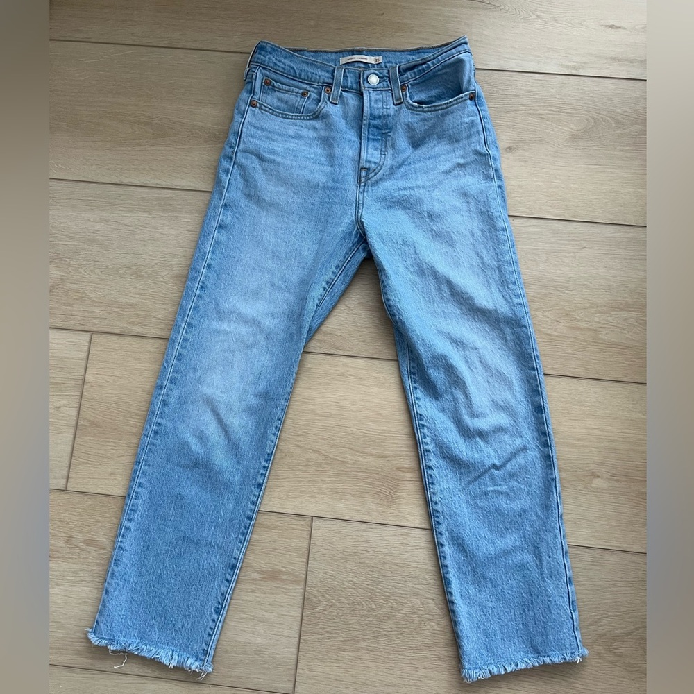Levi's Light Blue Straight Leg Jeans